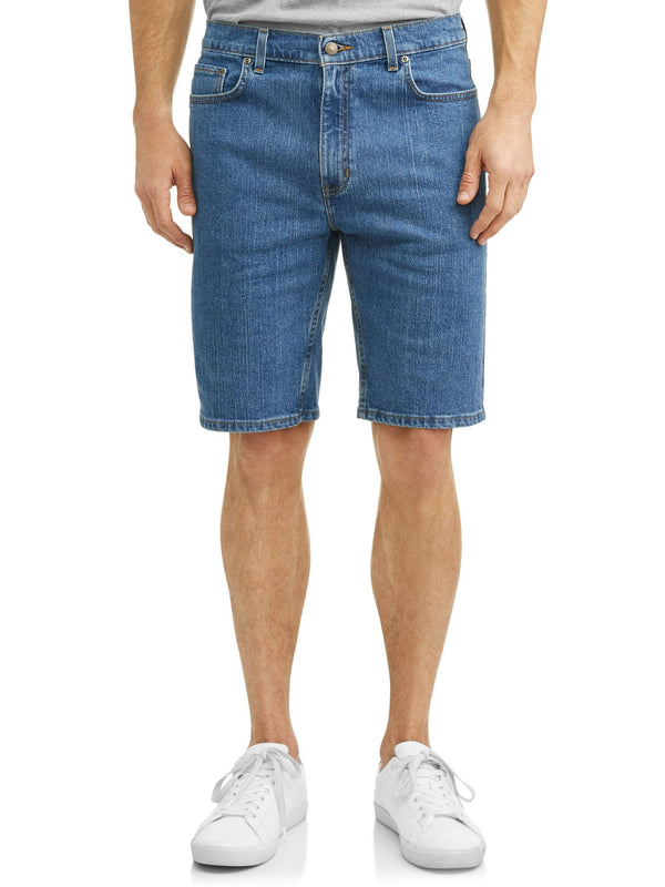 George Mens and Big Mens 100% Cotton 5 Pocket Jean Shorts